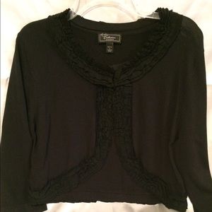 Black cardigan coverup